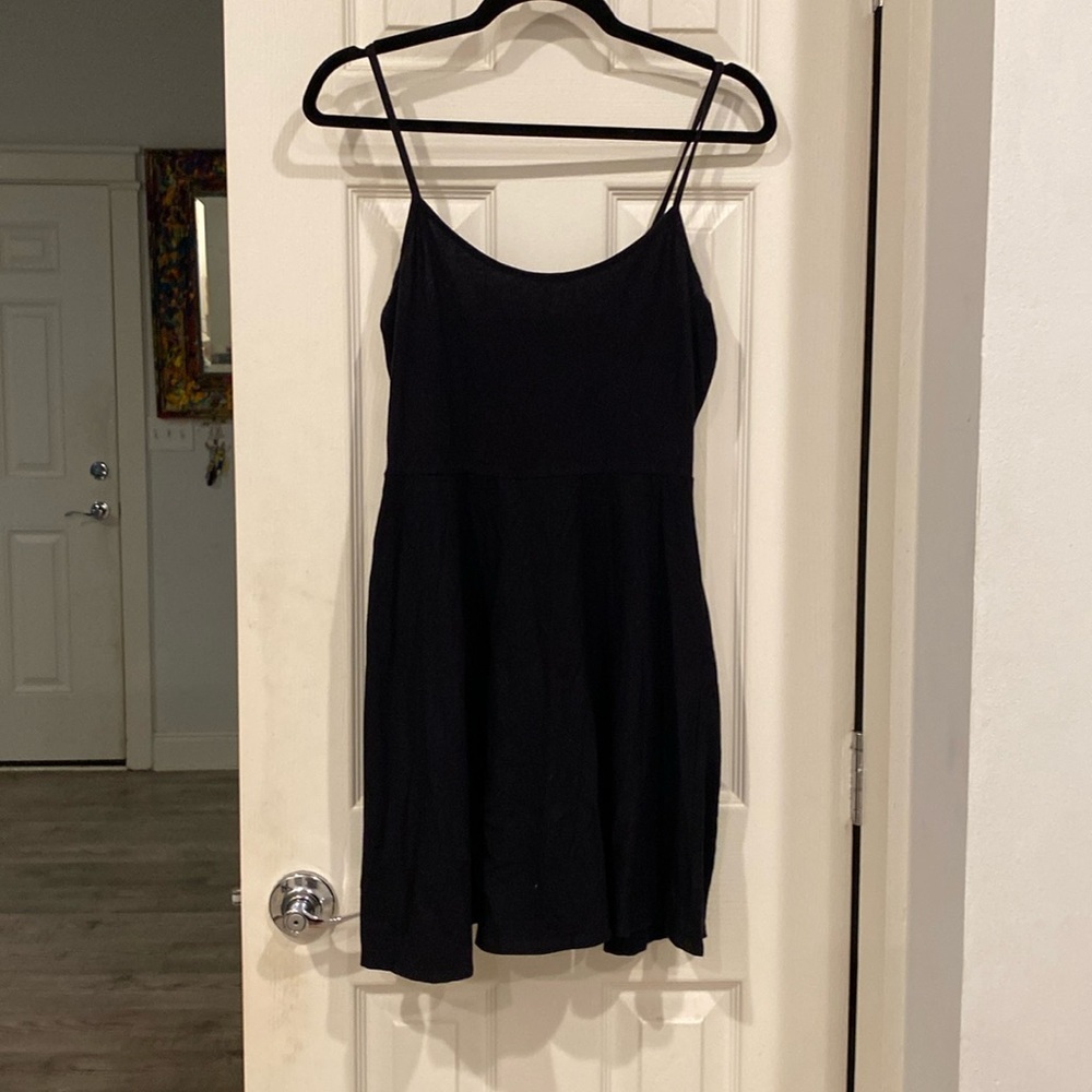 Forever 21 Sleeveless T-Shirt Dress in black, Size Medium